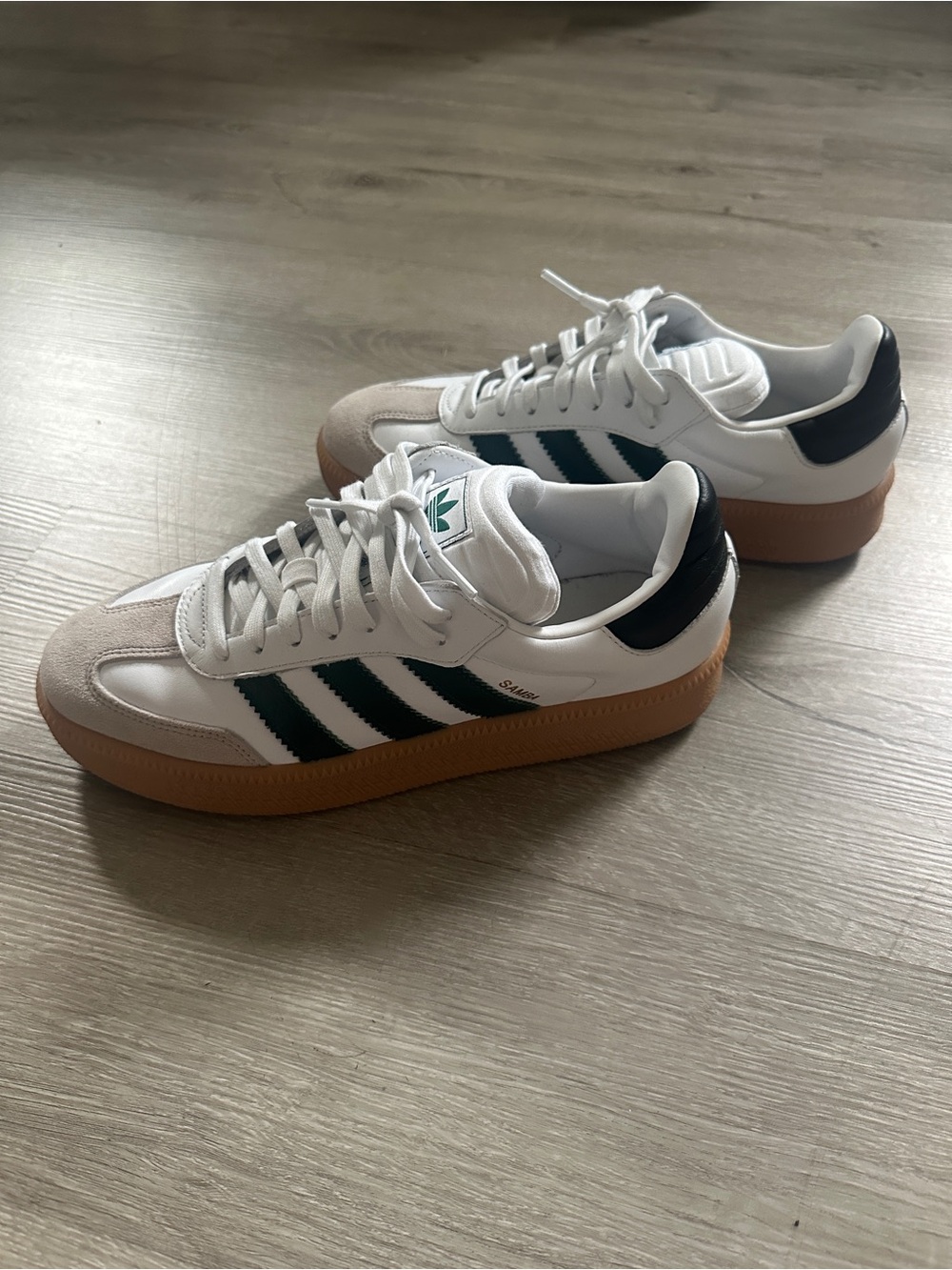 Men's Samba XLG green stripes - Picture 3 of 7